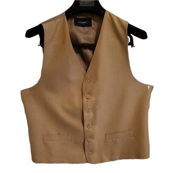 Men's 3pc Suit by Statement Italy (Style - SB2 size 42R/36R) - Picture 6 of 13